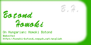 botond homoki business card